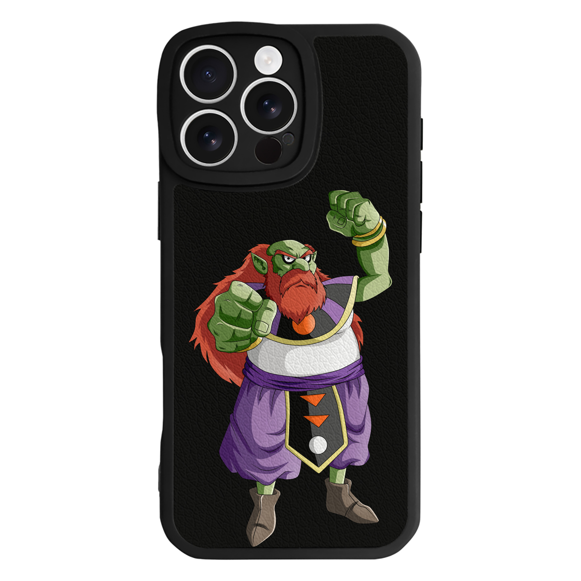 （画像用） ドラゴンボール DRAGON BALL 【iPhone 16シリーズ対応】シリコンスマホケース（レザー調） 材質：シリコン